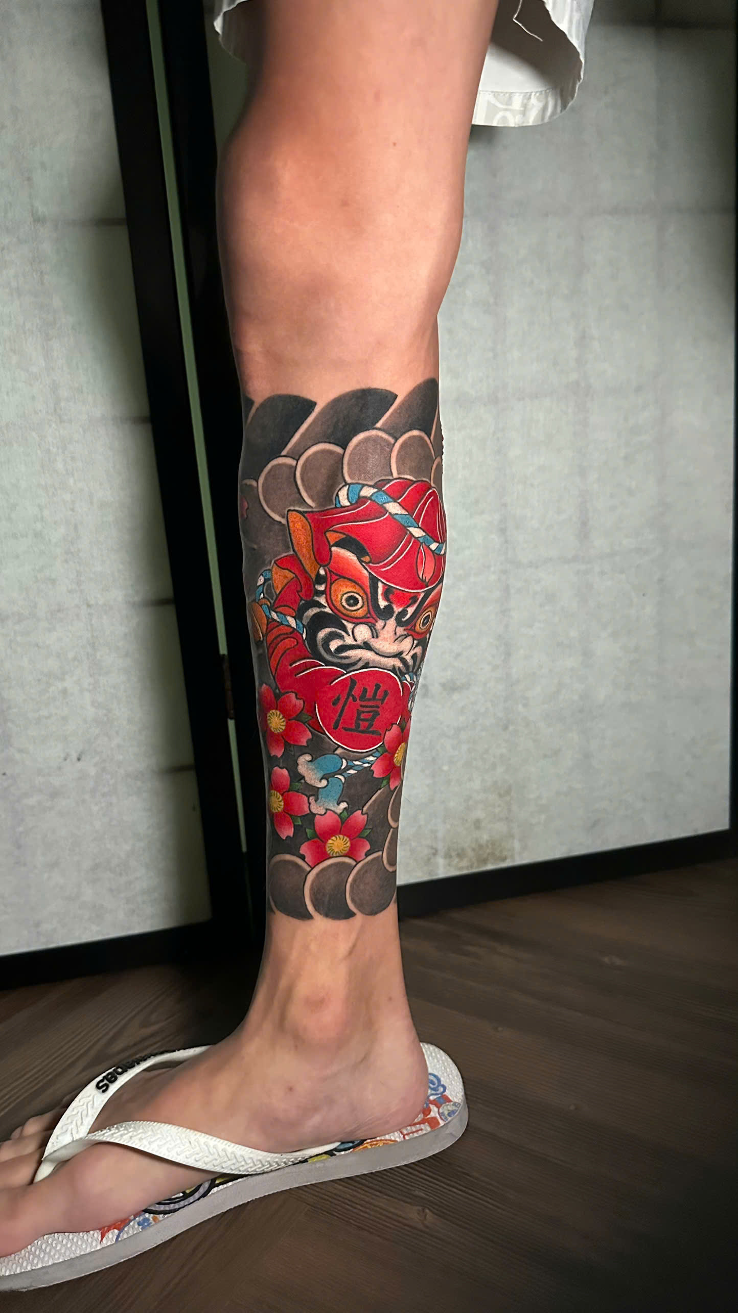 Calf Tattoo
